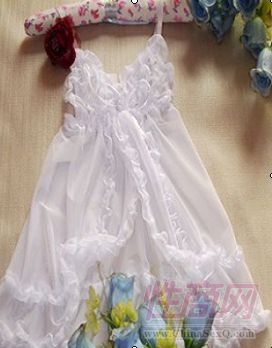 白色公主裙|夏季清涼款睡衣|石家莊成人性保健品批發(fā)1