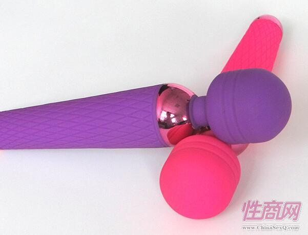 東莞詩(shī)樂(lè)嘴對(duì)嘴AV棒震動(dòng)棒充電款十頻變頻震動(dòng)棒-女用器具4