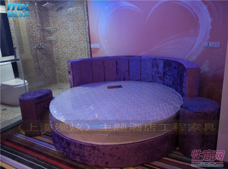 上海情趣水床-主題酒店水床-酒店電動床-性愛家具3