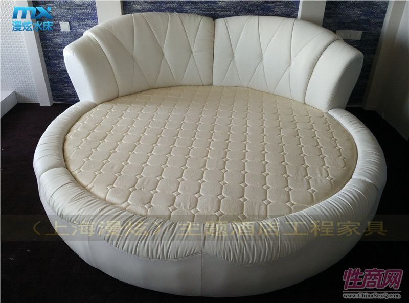 主題酒店水床-圓形情侶水床-情趣電動(dòng)床-性愛(ài)家具3