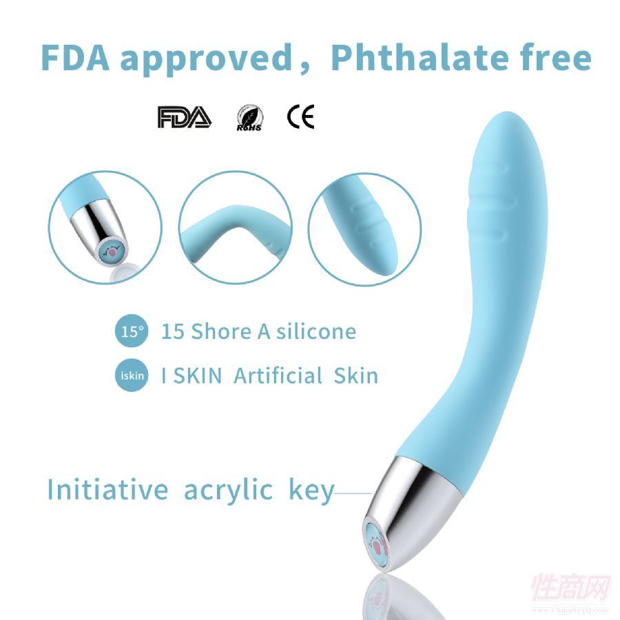 亞馬遜歐亞思wowyes 維意女用硅膠震動(dòng)棒自慰器振動(dòng)av棒情趣用品2
