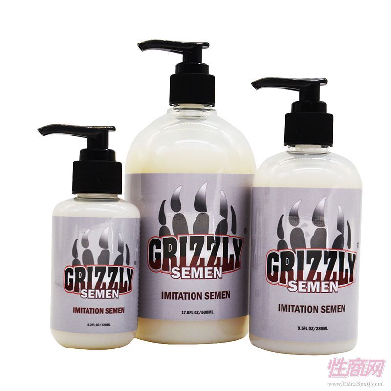 Grizzly棕熊進(jìn)口人體潤(rùn)滑劑仿真精液潤(rùn)滑油男女活塞私處潤(rùn)滑3