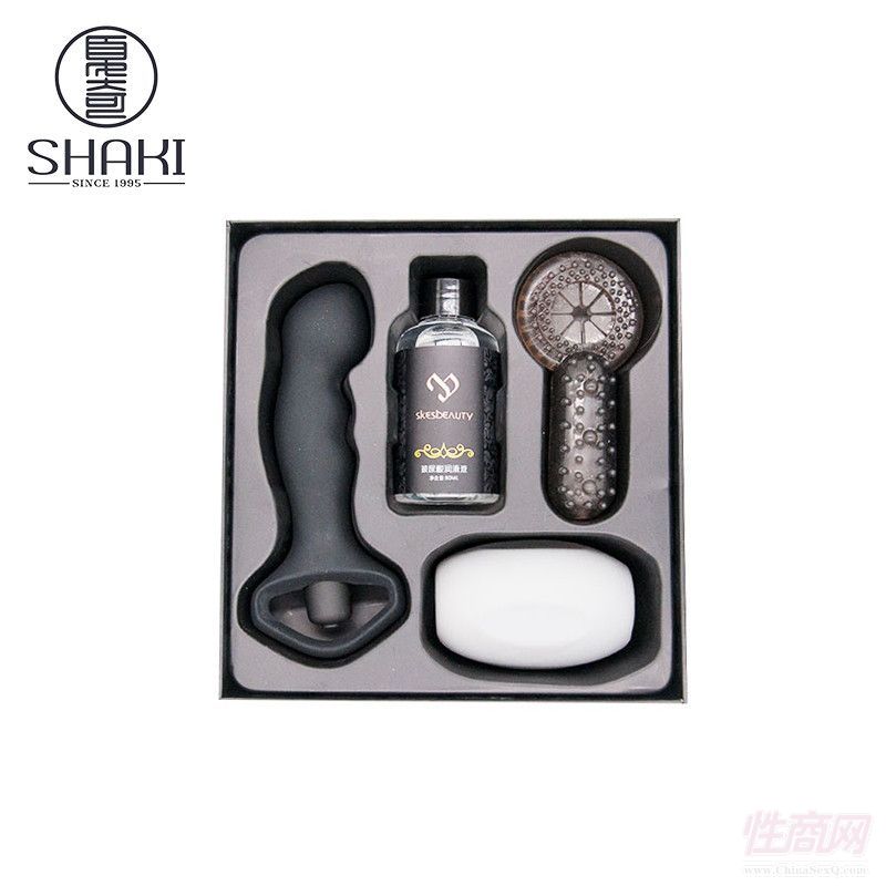 夏奇欲望套裝男用鎖精環(huán)振動(dòng)肛塞后庭塞人體潤(rùn)滑情趣工具廠家批發(fā)2