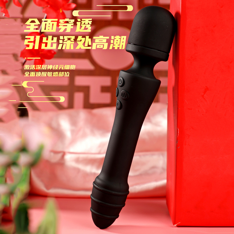加溫雙馬達(dá)AV棒女性按摩震動(dòng)棒女用情趣成人用品廠家直4